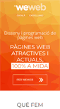 Mobile Screenshot of dissenyweb-barcelona.com